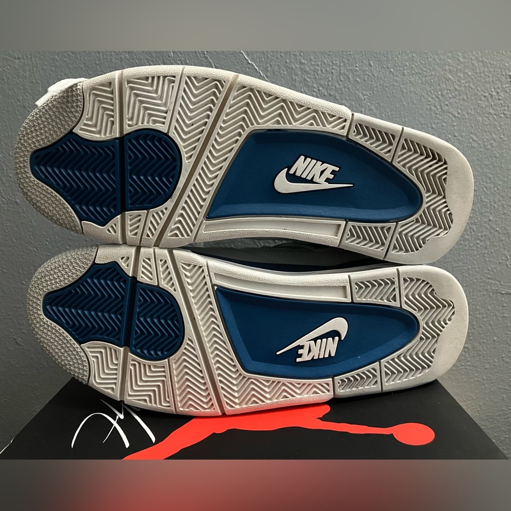 Nike Air Jordan IV 4 Retro Military Blue 2024 Sneakers Shoes w/OG Box! Dunk SB - Picture 12 of 13